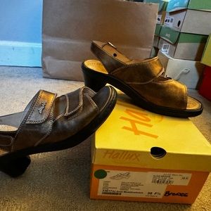 Fidelio Hallus Woman’s Shoes. EUC. Bronze Size 38